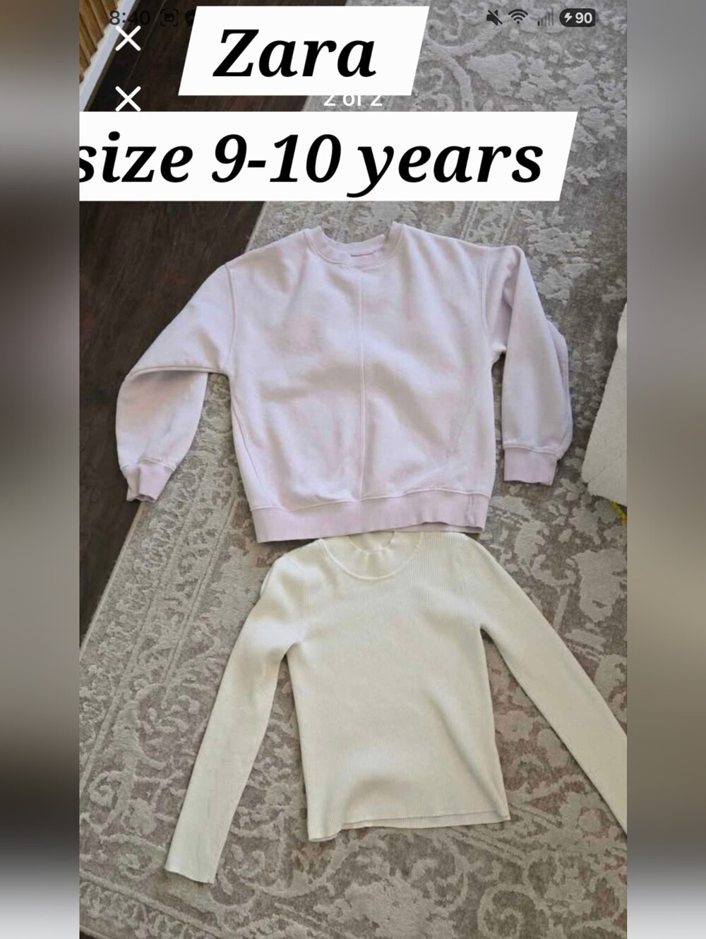 Zara Bundle Of 2 Kids Top Size 9-10